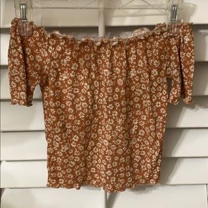 Floral crop top